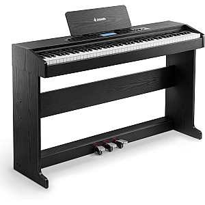 Donner DDP 95 88 Key Weighted Hammer Upright Digital Piano, Black